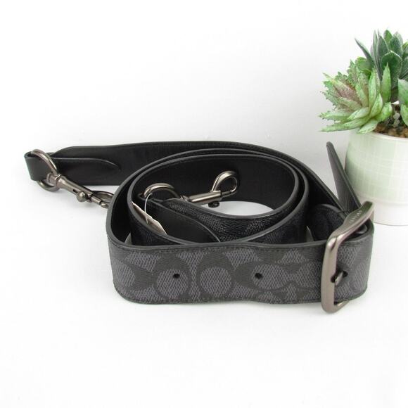 NWT Coach Signature Canvas Bag Strap - Picture 4 of 5